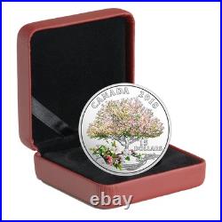 2018 $15 Celebration of Spring Apple Blossoms Pure Silver Coin Canada 2018 $15 Celebration of Spring Apple Blossoms Pure Silver Coin Canada