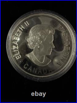 2018 1oz 99.99% PURE SILVER 180th ANNIVERSARY OF CANADIAN BASEBALL. OGP+COA