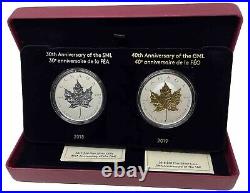 2018/2019 Canada 3oz Fine Silver 30th Anniversary Of The SML 2-Coin Set #28-07