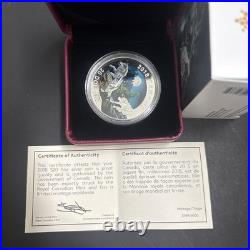 2018 $20 Fine Silver Coin Geometric Fauna Series Grey Wolves