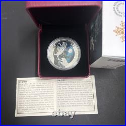 2018 $20 Fine Silver Coin Geometric Fauna Series Grey Wolves