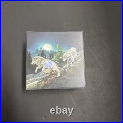 2018 $20 Fine Silver Coin Geometric Fauna Series Grey Wolves