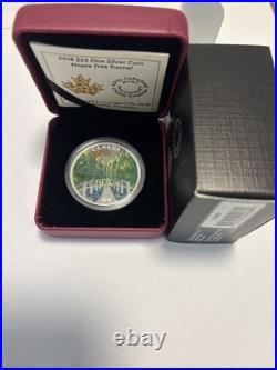 2018 $20 Fine Silver Coin Maple Tree Tunnel