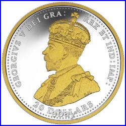 2018 $20 First World War Allied Forces Canada Pure Silver Coin