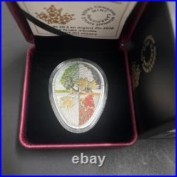 2018 $20 Four Seasons of the Maple Leaf Pure Silver Coin