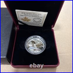 2018 $20 Silver COIN THREE-DIMENSIONAL APPROACHING CANADA GOOSE