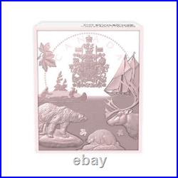 2018 25c Big Coin Caribou Pure Silver Coin