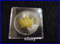 2018 $5.00 dollars canada black rutherium/gold coin