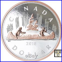 2018 5oz'Voyageur Big Coin Series' Proof $1 Silver Coin. 9999 Fine(18253)(NT)