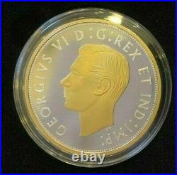 2018 75 Anniversary of 50 Cents 1945 half dollar 2oz. 9999 Silver Coin Canada