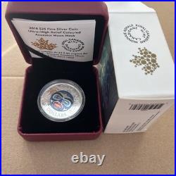 2018 Ancestor Moon Mask $25 1OZ Silver Proof High Relief Coin Canada Master Club