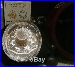 2018 Antique Carousel $50 6OZ Pure Silver Gold-Plated Proof Canada Coin COA#47