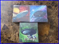 2018 CANADA $10 Silver Proof'Star Trek Glow In-The-Dark coin set of 3