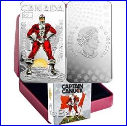 2018 CANADA $20 CAPTAIN CANUCK Rectangular 1oz. 9999 Silver Coin ARTIST SIGNED