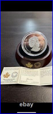 2018 Canada $100 Superman The Last Son of Krypton Fine Silver Sculpture Coin