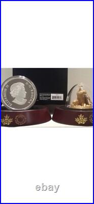 2018 Canada $100 Superman The Last Son of Krypton Fine Silver Sculpture Coin