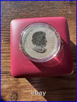 2018 Canada $10 Fine Silver Coin Lunar Year of the Dog (WITH OUTER BOX)