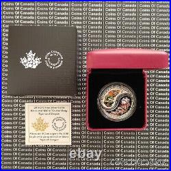 2018 Canada $10 Silver Coin Black White Yin + Yang Tiger + Dragon #coinsofcanada