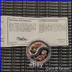 2018 Canada $10 Silver Coin Black White Yin + Yang Tiger + Dragon #coinsofcanada