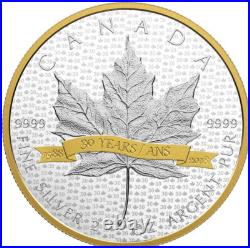 2018 Canada $10 Silver Coin SML 30 Years Maple Leaf Anniversary 2018 Canada $10 Silver Coin SML 30 Years Maple Leaf Anniversary