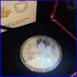 2018 Canada $10 Silver Coin SML 30 Years Maple Leaf Anniversary
