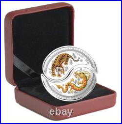 2018 Canada $10 Yin and Yang Coins Tiger and Dragon Pure Silver Coin