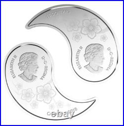 2018 Canada $10 Yin and Yang Coins Tiger and Dragon Pure Silver Coin