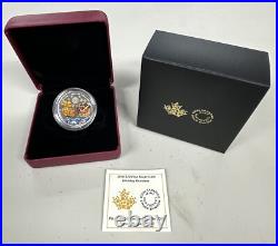 2018 Canada $20 1oz Fine Silver Coin Venetian Glass Holiday Reindeer 2018 Canada $20 1oz Fine Silver Coin Venetian Glass Holiday Reindeer