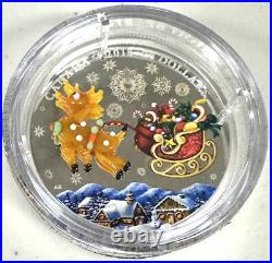 2018 Canada $20 1oz Fine Silver Coin Venetian Glass Holiday Reindeer 2018 Canada $20 1oz Fine Silver Coin Venetian Glass Holiday Reindeer