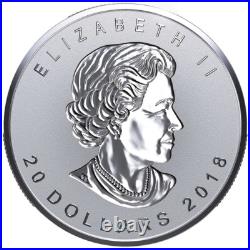 2018 Canada $20 DOUBLE INCUSE 30th Anniversary of The SML Pure Silver Coin