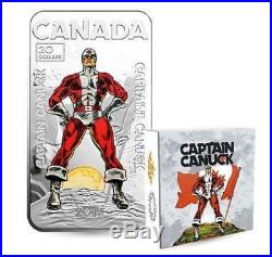 2018 Canada $20 Dollars Fine Silver Coin Captain Canuck & Issue 1 and 2 comic