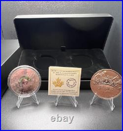 2018 Canada $20 Fine Silver Coin & Bronze Medallion 100th Anniversary CNIB 2018 Canada $20 Fine Silver Coin & Bronze Medallion 100th Anniversary CNIB