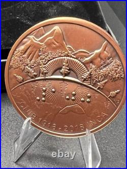 2018 Canada $20 Fine Silver Coin & Bronze Medallion 100th Anniversary CNIB 2018 Canada $20 Fine Silver Coin & Bronze Medallion 100th Anniversary CNIB