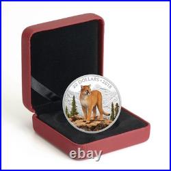 2018 Canada $20 Fine Silver Coin Courageous Cougar