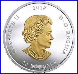 2018 Canada $20 Fine Silver Coin From Sea to Sea to Sea Arctic Beluga Whale