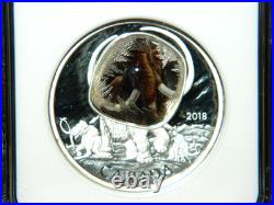 2018 Canada $20 Frozen In Ice Woolly Mammoth Silver Coin Ngc Pf69 Ultra Cameo