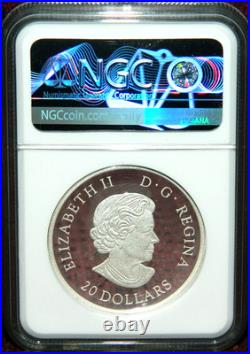 2018 Canada $20 Frozen In Ice Woolly Mammoth Silver Coin Ngc Pf69 Ultra Cameo