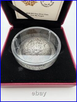 2018 Canada $25 Fine Silver Coin Lest We Forget Silver Helmet Coin