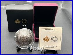 2018 Canada $25 Fine Silver Ultra High Relief 3D Helmet Lest We Forget