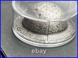 2018 Canada $25 Fine Silver Ultra High Relief 3D Helmet Lest We Forget