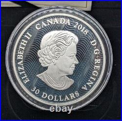 2018 Canada $30 Fine Silver Coin Arctic Animals Polar Bear By RCM