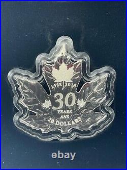 2018 Canada 30th Anniversary Silver Maple Leaf $20 Fine Silver Coin