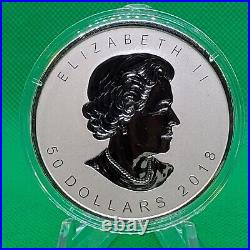 2018 Canada $50 3 Oz. Fine Silver Coin 30th Anniversary of the SML