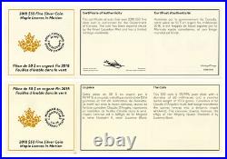 2018 Canada $50 Maple Leaves in Motion 5 oz Pure Silver Coin