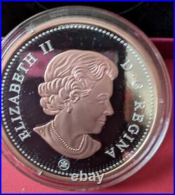 2018 Canada 5 oz. Fine Silver Rose-Gold Plated 5-Cent Big Coin Series