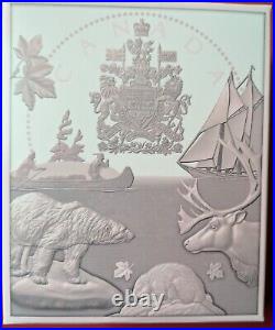 2018 Canada 5 oz. Fine Silver Rose-Gold Plated 5-Cent Big Coin Series