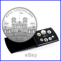 2018 Canada 99.99% Pure Silver Coloured 6 Coin Set + Medallion Classic Canadian