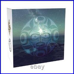 2018 Canada Ancestor Moon Mask $25 1OZ Silver Proof High Relief Coin 4000 Only