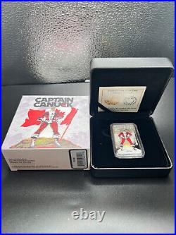 2018 Canada Captain Canuck $20 Pure Silver Coin