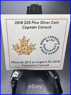 2018 Canada Captain Canuck $20 Pure Silver Coin